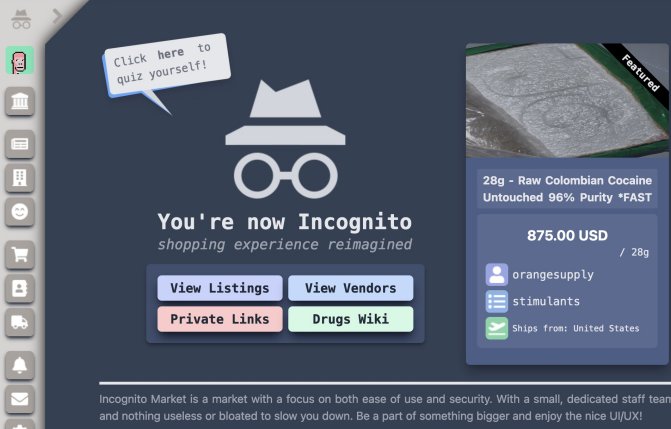 Landing Page incognito